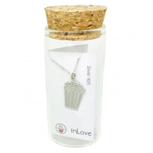 Κολιέ POP CORN Ασήμι 925